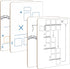 Dry Erase Multiplication & Division Board 9"x12" Double Sided Practice Whiteboard with 2x1 & 2x2 Digit Multiplication for Home, School, Classroom,...