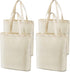 Veyist 4 Pcs Reusable Large Canvas Tote Bags, Blank Multi-purpose Canvas Bags, Suitable for DIY Project, Grocery, Shopping....