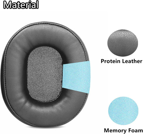 1 Pair of Ear Pads Cushion Cover Earpads Replacement Compatible with Sony MDR-ZX750BN MDR-ZX750AP Headphones...