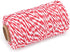 jijAcraft Red and White Twine String, 328 Feet Christmas Bakers Twine String, 2MM Heavy Duty Packing String for DIY Crafts, Christmas Decoration, ...