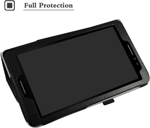 AT&T Trek 2 HD Case (Model 6461A),Mama Mouth PU Leather Folio 2-Folding Stand Cover with Stylus Holder for 8" ZTE Trek 2 HD K88 /ZPad 8 K81 Androi...