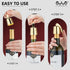 OWO Wine Bottle Stopper Wine Saver with Silicone Stainless Steel Decorative Wine Preserver Wine Toppers Stopper Reusable Wine Corks Keeps Wine Fre...