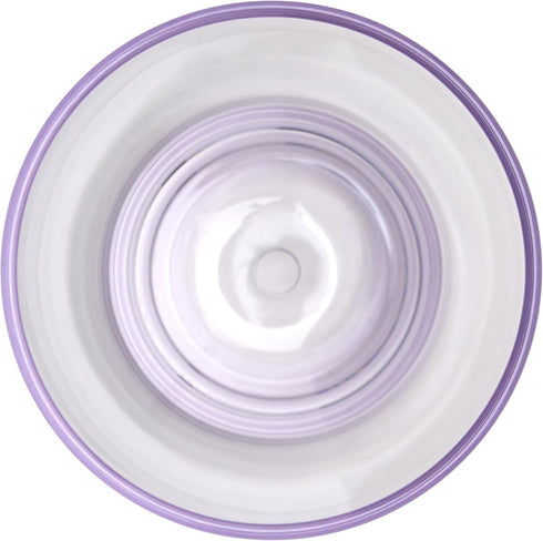 G.E.T. S-11-CL-EC 12 oz. Clear Rim-Full Stackable Glass, Break Resistant (Pack of 4)...