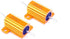 25 Watt 200 Ohm 5% Wirewound Resistor Electronic Aluminium Shell Resistor Gold (Pack of 2)...