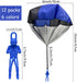 14 Pcs Parachute Toy,Tangle Free Outdoor Flying Parachute Men,Hand Throw Flying Toys for Birthday Gifts,Christmas Day,Filling Stocking Stuffer ,Ki...