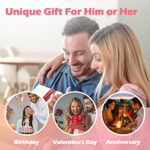 Valentine's Day Gifts for Him Her - Anniversary Birthday Gifts for Girlfriend Women Man Boyfriend, Personalized I Love You More Ice Cream Spoon...