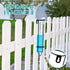 Freeze Proof Rain Gauge with Clamp Rain Gauge Outdoor Large Capacity Clear Number and Scale Rain Meter Adjustable Height Rain Measuring Tool for G...