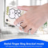 Cobee Cell Phone Ring Straps, 4 Pcs Phone Finger Ring Holders, Phone Grip Holder Phone Loop Charm Phone Ring Kickstand Holder Phone Finger Ring Ch...