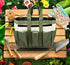 Gardening Tote Bag Garden Tool Bag with 9 Pockets Garden Tote Organizer Bag Gardening Tool Kit Holder Oxford Bag Gardening Tools Storage Organizer...