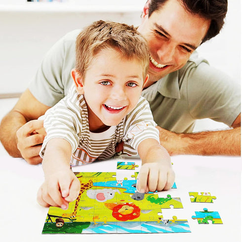 Puzzles for Toddler Ages 3-5 36 Pieces Kids Puzzles Ages 4-8 Animal Party Favor Birthday Gift Learning Jigsaw Puzzles, Educational Toys for Boys a...