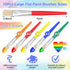 10Pcs Paint Brushes for Pumpkin Painting, Anezus Kids Paint Brushes Classroom Toddlers Paint Brush Set Flat Top Brushed for Preschool Daycare Craf...