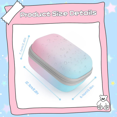 Yinke Kids Camera Case Compatible with Seckton/GKTZ/Desuccus/Rindol/Agoigo/VATENIC/LC-dolida/OZMI Travel Hard Carry Case, Fits Most Kids Camera To...