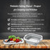 Heclasal Collapsible Cutting Board tub, Space Saving Multifunctional Chopping Board, Fruit & Vegetable Containers Basket, Washing Drain Basket for...
