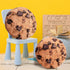 HYSEAS Round Throw Pillow 13.4 Inch Chocolate Cookie, 3D Digital Print Decorative Comfortable Soft Plush Funny Food Shaped Pillow Light Weight Sea...