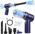 Portable Handheld Car Vacuum Cleaner, 8000Pa Mini Vacuum Cleaner and Air Duster, 120W High Power Wet and Dry Hand Vacuum Cordless Rechargeable wit...