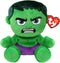 TY Beanie Babies Hulk (Soft Body) - 6", Green...