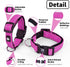 NESTROAD Reflective Dog Collar and Leash Set,Soft Neoprene Pet Collar with Quick Release Buckle,Adjustable Nylon Dog Collars for Small Medium Larg...