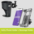 Bike Water Bottle Cages and Bike Phone Mount Bundle by Delta Cycle - Expanding Beverage Cup Holder for Handlebar Universal Bicycle Smartphone Hold...
