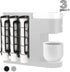 STORAGENIE Coffee Pod Holder Side Mount K Cup Pods Organizer compatible with Keurig Coffee Makers, Space Saving Kcup Storage, Perfect for Small Co...