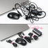 110PCS Reusable Cable Ties, Adjustable 8 × 1/2" Cord Organizer Ties, Multi-purpose Hook Loop Cable Management Wire Ties for Organizing Home, Offic...