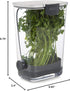 ProKeeper Herb Keeper – 1-Piece, White, with Removable Silicone Drain Plug, BPA-Free Plastic...
