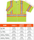 Ergodyne unisex adult Two-tone - Class 3 Two Tone Vest Zipper, Lime, Small-Medium US...