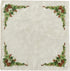 Benson Mills Christmas Ribbons Engineered Printed Fabric Cloth Napkins for Christmas, Winter, and Holiday Tablecloths (19" X 19" Napkins Set of 4,...