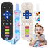 2 Pack Silicone Baby Teething Toys,Pacifiers for Toddlers Infant,Remote Control Shape Baby Teething Toys for Babies 6-12&12-18&18-24 Months,Remote...