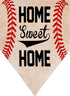 Home Sweet Home Baseball Garden Flag Vertical Double Sided Outdoor Yard Outdoor Decoration 12.5 x 18 Inch...