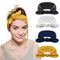 DRESHOW 4 Pack Headbands for Women Bow Knotted Hair Band Facial Cloth Rabbit Ears Running Sport Elastic Hair Wrap...