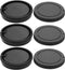 SING F LTD 3 Sets Plastic Body Cap and Rear Lens Cap 64.5 x 19.2mm Compatible with Sony A100 A200 A230 A290 Compatible with Minolta AF Black...