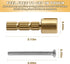 970-0770 Stem Adapter with Screw, for Faucet, Plumbing Equipment Replacement, Brass- 2 Pcs...