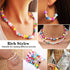 2080PCS letter Clay Beads for Bracelets keychain making kit, letter bedas Fruit Flower Clay Beads Charms Kit with Accessories DIY Crafts for women...
