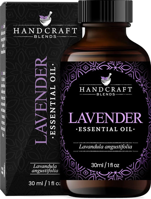 Handcraft Blends Lavender Essential Oil - 100% Pure and Natural - Premium Grade Essential Oil for Diffuser and Aromatherapy - 1 Fl Oz...