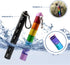 2 PCS Metal Travel Pill Organizer Large - Rainbow Weekly Pill Case +7 Day Pill Organizer-Waterproof Pill Box Container - Compact and Durable Medic...