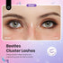 Beetles Easy Lashes Easy Trio Lash Clusters False Eyelashes Animal Magic A Pair of Mixed Super Natural Wispy Fluffy Lashes for Women Eyelash Exten...