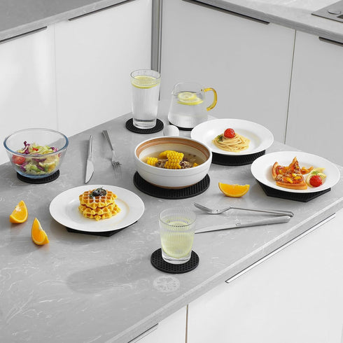 Silicone mats for Kitchen Counter, Pot Holders and hot Pads,Heat Resistant mats for countertop,Multipurpose Table and Countertop Decor Protection ...