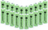 AA Ni-MH 600mAh 1.2V Rechargable Solar Light Batteries for Outdoor Solar Lamps Garden Lights Remotes Mice(20Pcs)...
