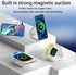 Wireless Charging Pad for Apple Multiple Devices ?3 in 1 Magnetic Foldable Travel Charging Station for iPhone 15 14 13 12 Pro Max Plus Watch & Air...
