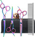 5 in 1 Professional Dog Grooming Scissors Kit - Sharp and Durable Straight & Thinning & Curved Shears Scissors set Pet Grooming Shears for Dog&Cat...