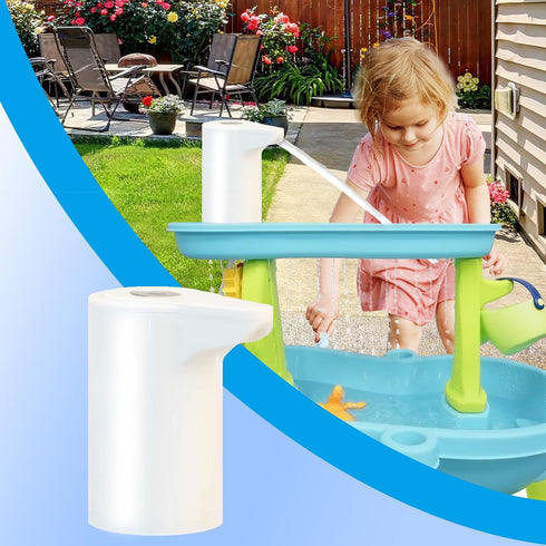Water Table Pump,4 Hours Lasting time Battery Powered Pump for Kids Sand Water Play Table,Toddler Activity Table Accessory, Summer Outdoor Toys fo...