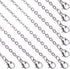 LPBeads 12 Pack Mix Size Stainless Steel Chain Necklace for Jewelry Making...