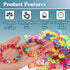 S Clips Rubber Band Clips 1000 Pieces Loom Rubber Band Clips Plastic Band Clips Connectors Refills Bracelet Kit Clip for Loom Bracelets DIY Making...