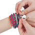 URIZONS Nylon Braided Tangle Free in Ear Headphones - Colorful Wraps Wired Earbuds Bracelet with Microphone High Definition Compatible with iPhone...