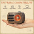 PRUNUS Wood Retro FM Radio Bluetooth Mini Portable Wooden Old Vintage Radio Speaker, Rechargeable Battery Operated, Strong Bass Enhancement, Loud ...