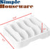 Simple Houseware Food Container Lid Organizer, Adjustable Dividers Lids Storage, 10''x8'', White...