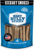Premium Hickory Smoked Real Beef Dog Treats - Bully Snap Stick, 20 pack - Reward, Puppy & Dog Training Treats - USA Smoked & Packed - No Additives...