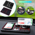 Non-slip Phone Pad for 4-in-1 Car, 2023 New Cool Glow in the Dark Car Dashboard Phone Mat with Temporary Car Parking Card Number Plate and Aromath...