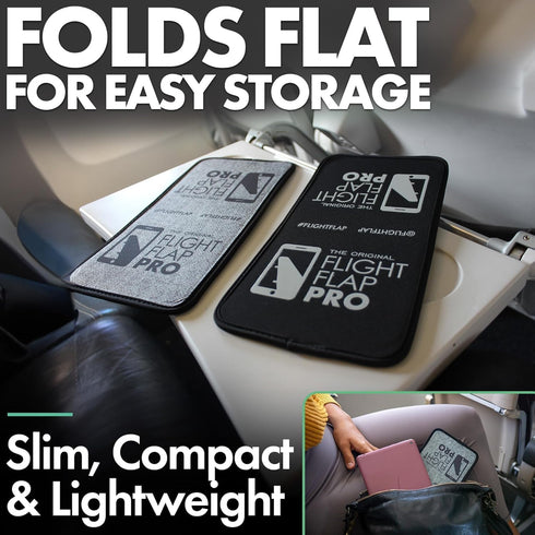 Airplane Phone Holder, Flexible Tablet and Cell Phone Holder, Folding Cellphone Stand for Desk, Bed, Office, Treadmill - Airplane Accessories Long...