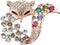 Vintage crystal rhinestones fox brooch women girl fashion personality jewelry Lapel Pin Safety Pin...